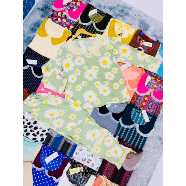 sét bộ lụa dài