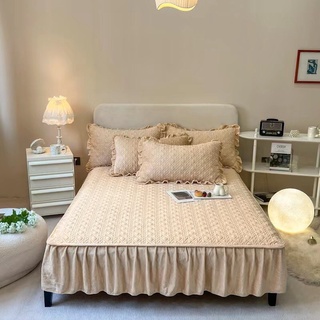 Bộ ga phủ giường nỉ nhung cao cấp