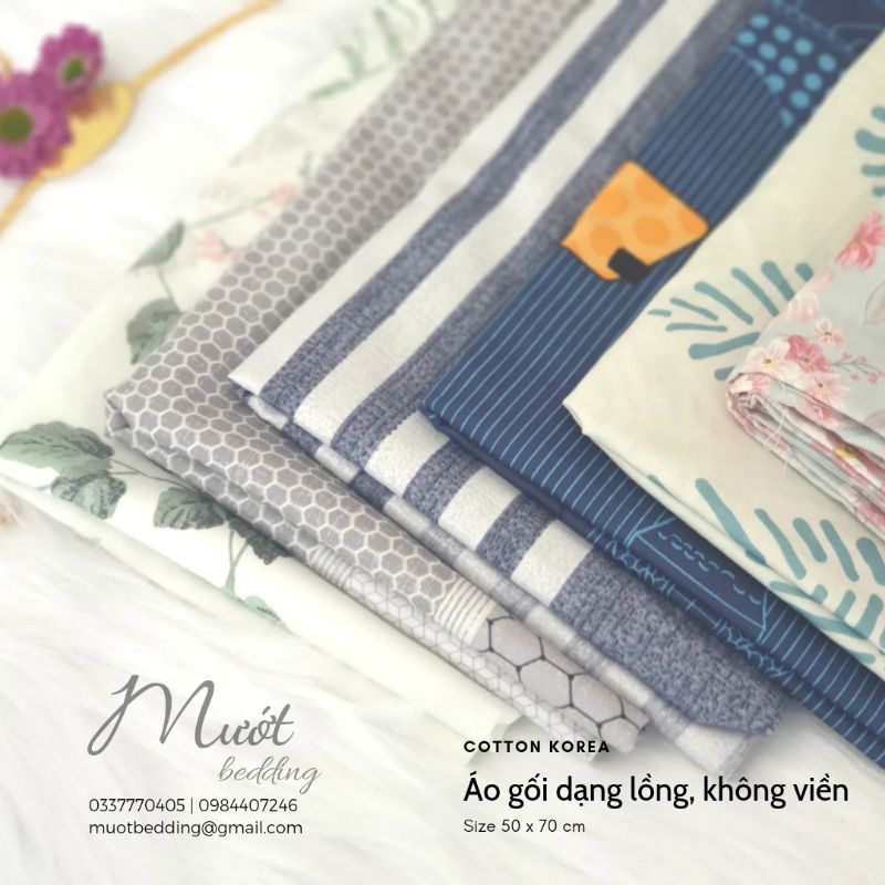 Áo gối nằm / Vỏ gối nằm 40x60, 50x70, chất liệu cotton / cotton modal / tencel... | BigBuy360 - bigbuy360.vn