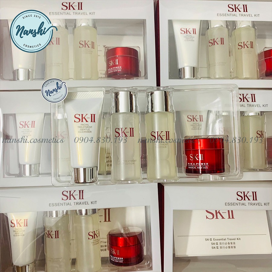 Bộ 4 Sản Phẩm Dưỡng Da SK-II Essential Travel Kit