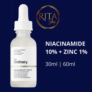 [BILL CANADA] Serum dưỡng da làm mờ thâm mụn The Ordinary Niacinamide 10% + Zinc 1% - tinh chất niacinamide