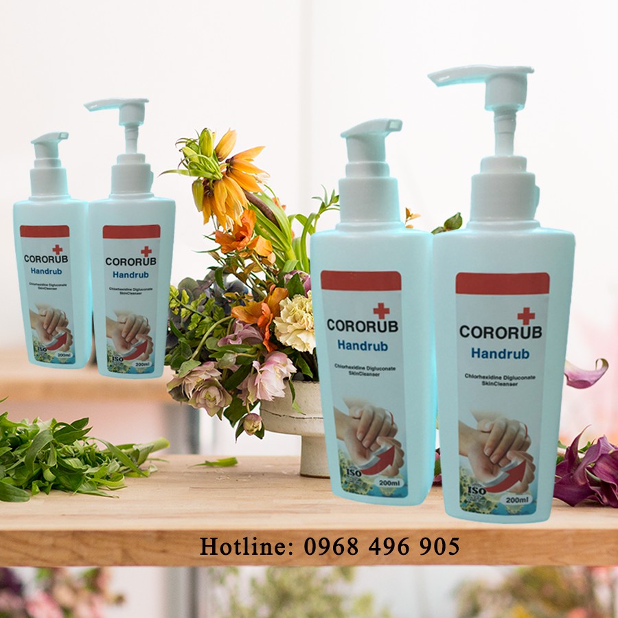 Nước rửa tay khô Cororub 200ml - Tiện lợi, diệt khuẩn nhanh | BigBuy360 - bigbuy360.vn