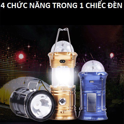 ĐÈN PIN ĐA NĂNG 4 IN 1 KIÊM SẠC DỰ PHÒNG  MAGIC COOL  CÓ ĐÈN VŨ TRƯỜNG