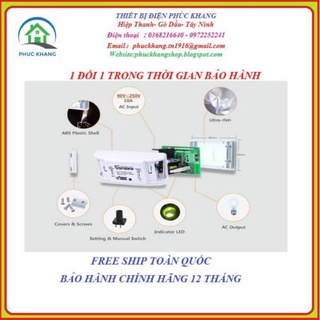 Bô điều khiển thiết bị qua điện thoại sonoff basic