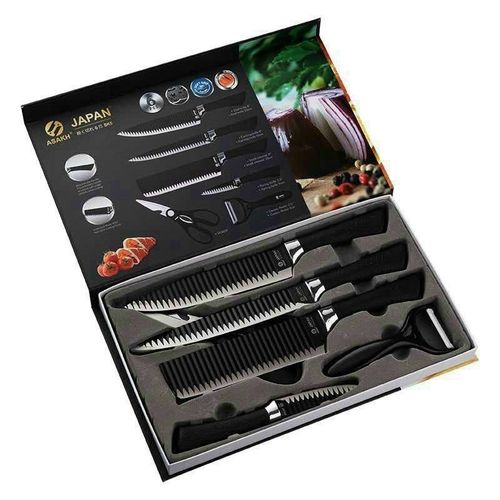 Bộ Dao Nhà Bếp 6 Món Cao Cấp Đa Năng - Chắc Chắn Sắc Bén chuyên chặt xương thái thịt gà vịt siêu bén