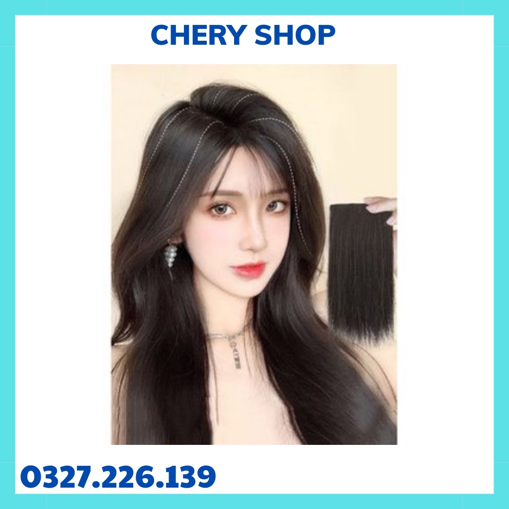 Tóc giả đẹp Cherry shop ,kẹp phồng chân tóc cao cấp phong cách Hàn Quốc TG13