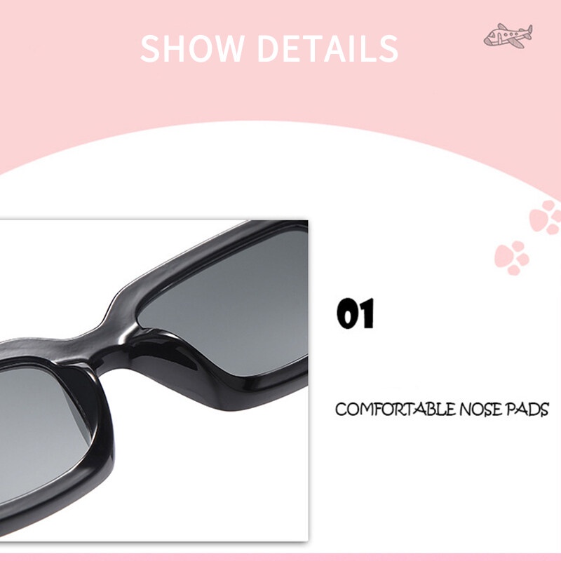 Kính Mát Phân Cực Mặt Vuông Phong Cách Âu Mỹ Cho Bé