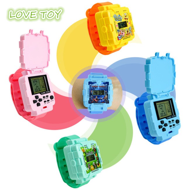 Đồng Hồ Điện Tử Phong Cách Retro Cho Bé
