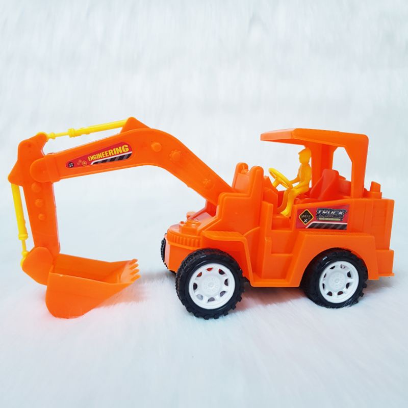 Đồ chơi xe máy xúc người lái bánh đà 667-14