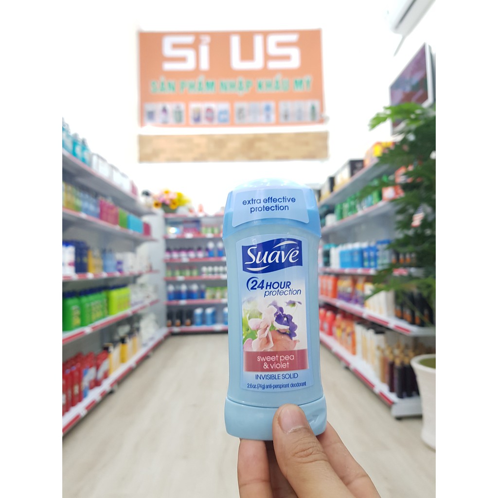 Sáp Khử mùi Suave Sweet pea & violet 74g