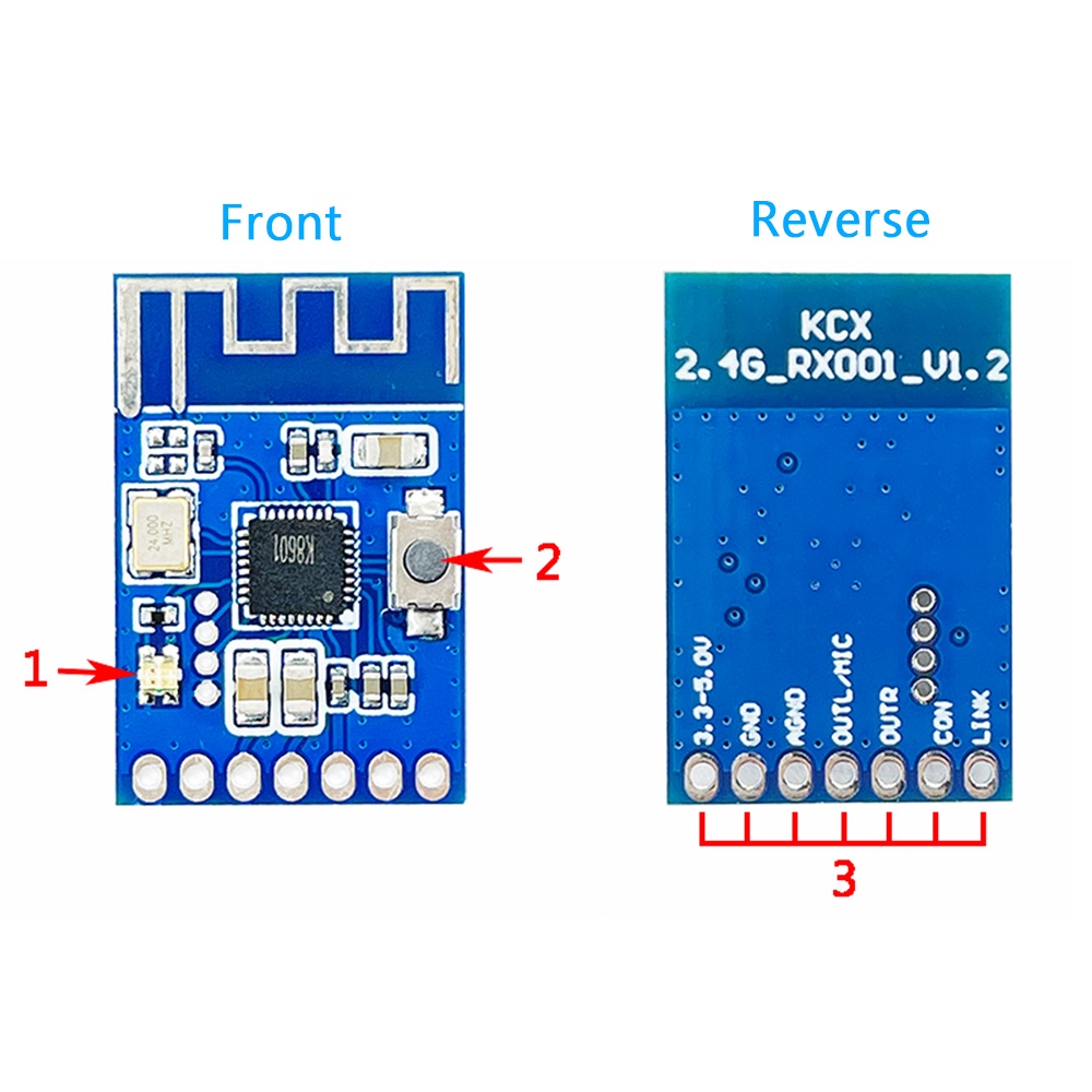 Mô Đun Thu Phát Tín Hiệu Không Dây Pcbfun 2.4G