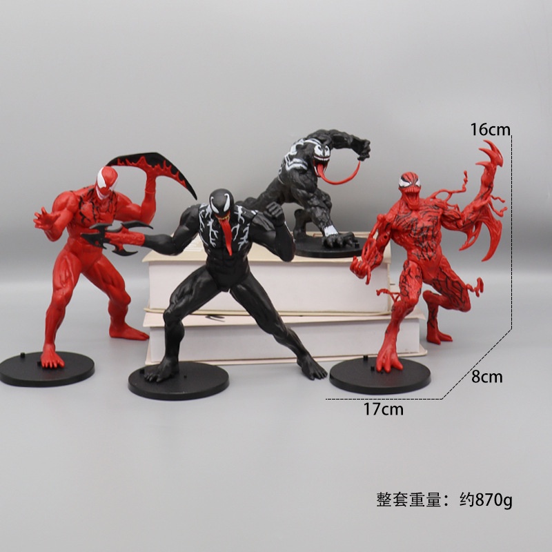 Đồ trang trí Người Nhện Venom 4 Overseas Bằng PVC Làm Thủ Công Dùng Trang Trí