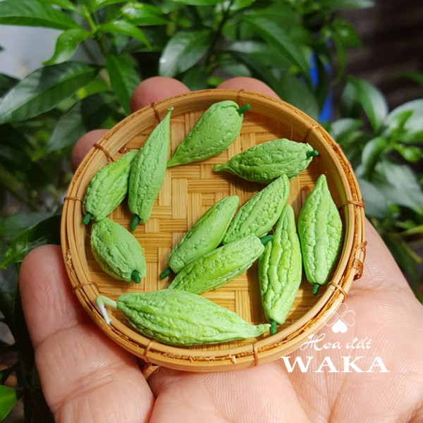 Mô hình Trái Khổ Qua Mini- Rau Củ Quả Mini 1/12