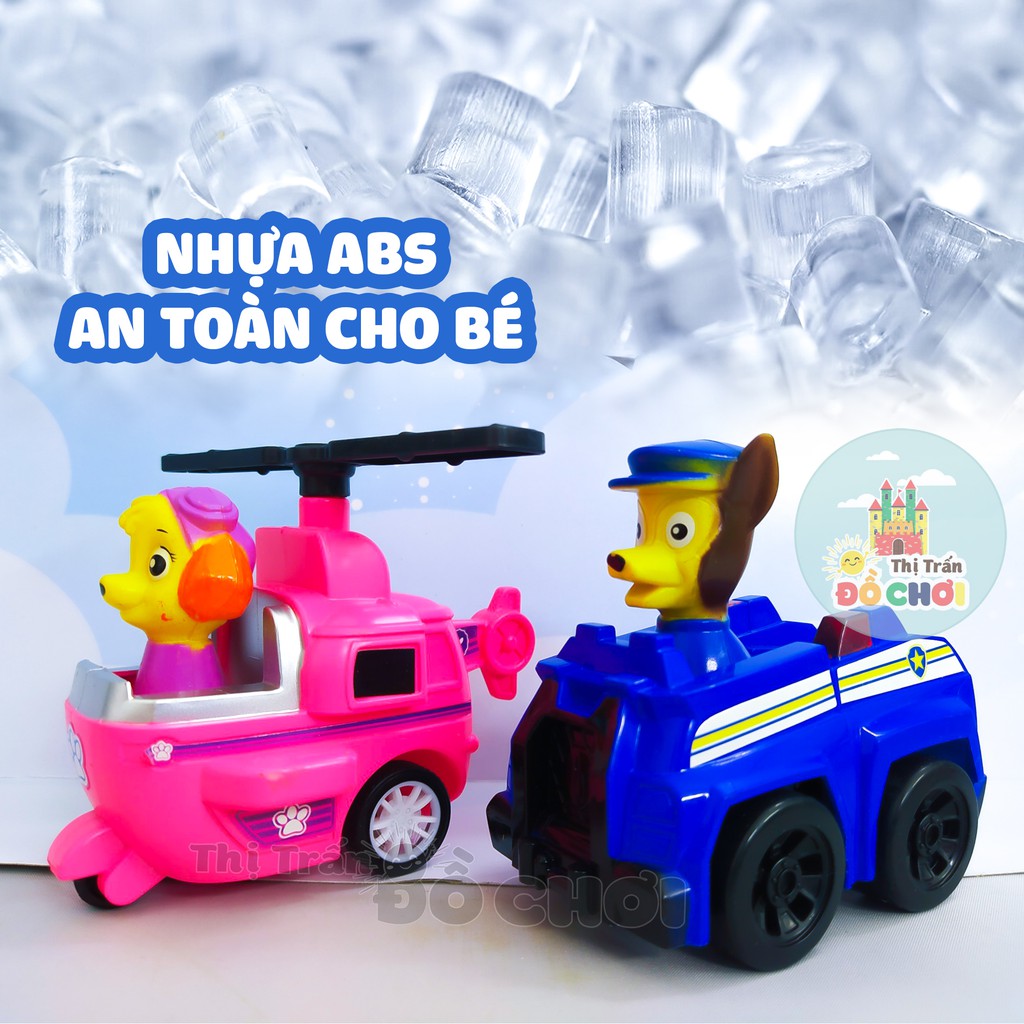 Bộ đồ chơi mô hình biệt đội chó cứu hộ Paw Patrol 6 nhân vật kèm 6 huy hiệu và tháp canh siêu ngầu cho bé 18668-41