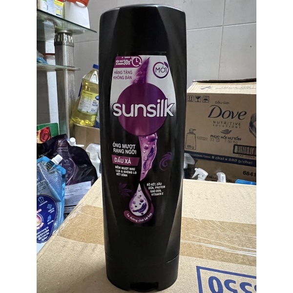 dầu xả sunsilk óng mượt rạng ngời 140g