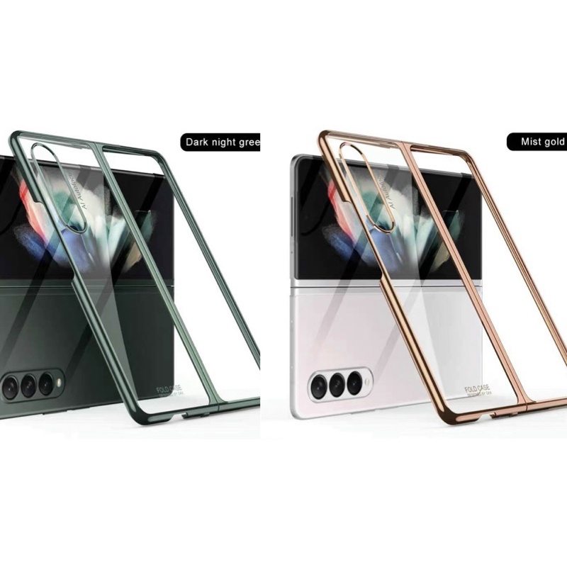 Ốp lưng Samsung Fold 3 cứng xi viềng