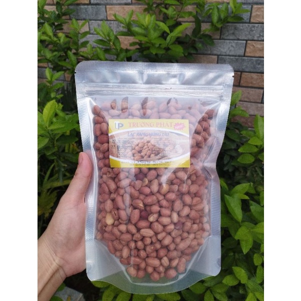 Lạc rang húng lìu Trường Phát gói 500g, món ăn vặt, món nhậu, quà biếu tặng