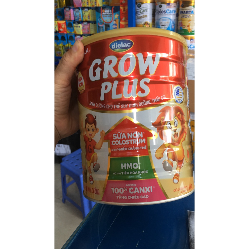 Mẫu mới - Sữa bột Grow Plus 1+, 2+ loại 1,4kg mẫu mới