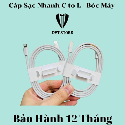 Cáp Sạc Nhanh Bóc Máy  Siêu Hiếm C To Lightning - Bảo Hành 12T