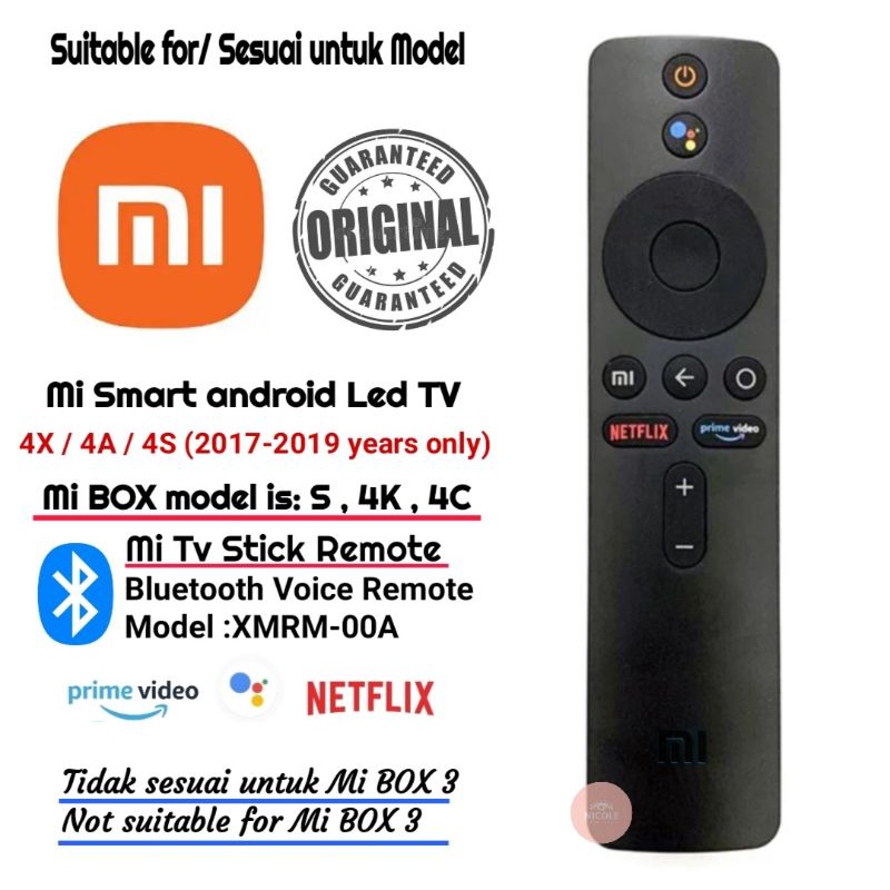 Xiaomi Mi XMRM-00A Dành Cho MI TV 4A / 4X / 4S 4K LED Điều Khiển Từ Xa Bằng Giọng Nói Bluetooth & Mi