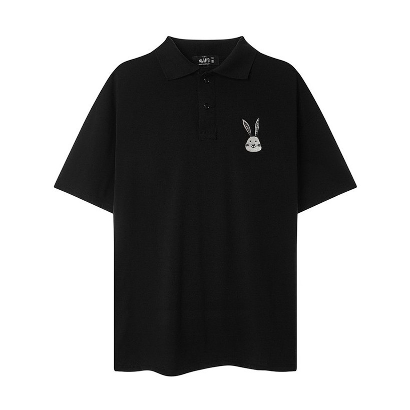 [NEW] Áo Thun Nữ Form Rộng Có Cổ Trụ Đẹp Chất Cotton Unisex In Rabbit Trẻ Trung Năng Nộng Trưởng Thành TTQ0040