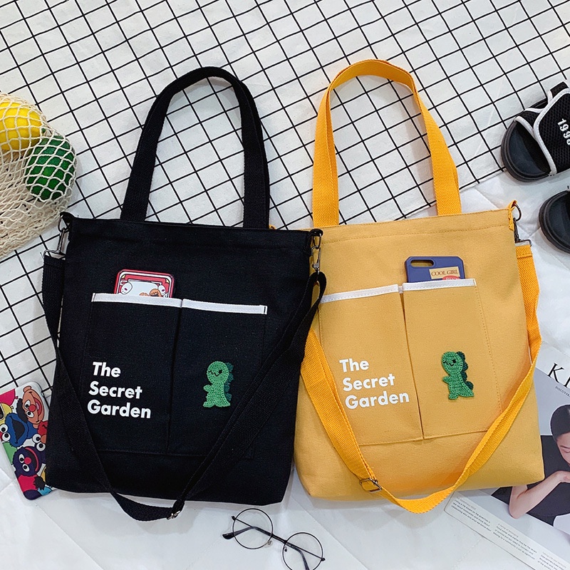 Túi Xách Canvas Thời Trang Du Lịch Cho Nữ Sinh