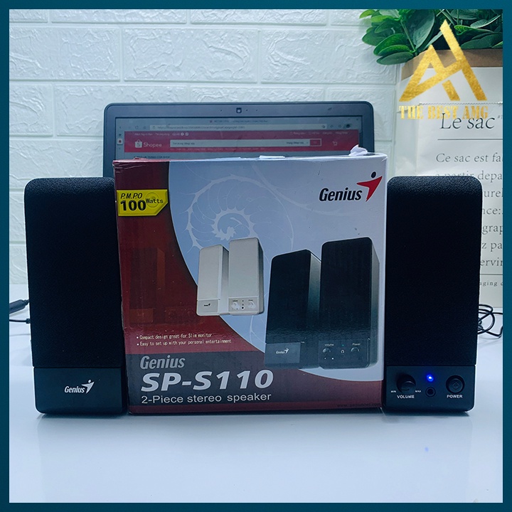 Loa Máy Vi Tính PC Laptop 2.0 GENIUS SP-S110 Loa Nghe Nhạc Để Bàn Có Dây Mini