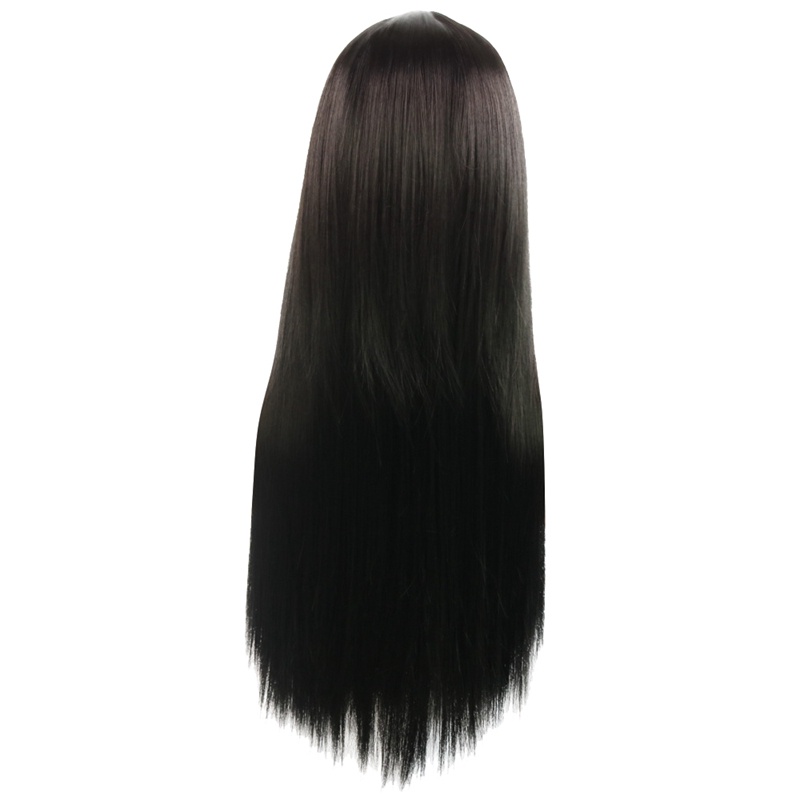 Bộ Tóc Giả Dài Thẳng Màu Đen 30inch Cho Nữ