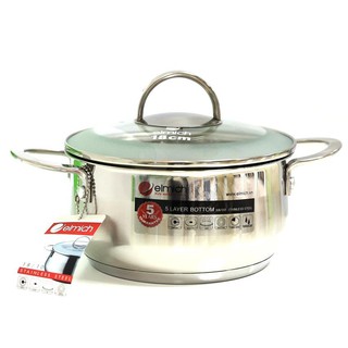 Nồi inox 5 lớp elmich celestine cao cấp 18, 20, 22, 24cm.