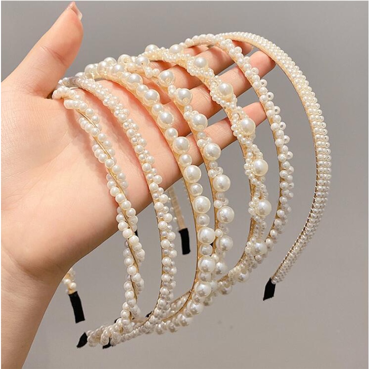 Bộ 2/3 Kẹp Tóc Đính Ngọc Trai Nhân Tạo Phong Cách Retro 2022 Dễ Phối Đồ