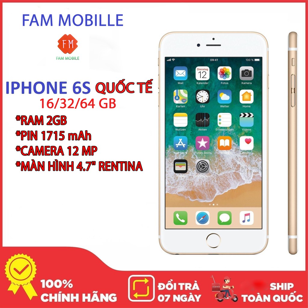 Bán điện thoại iphone 6s 64gb Quốc Tế | BigBuy360 - bigbuy360.vn