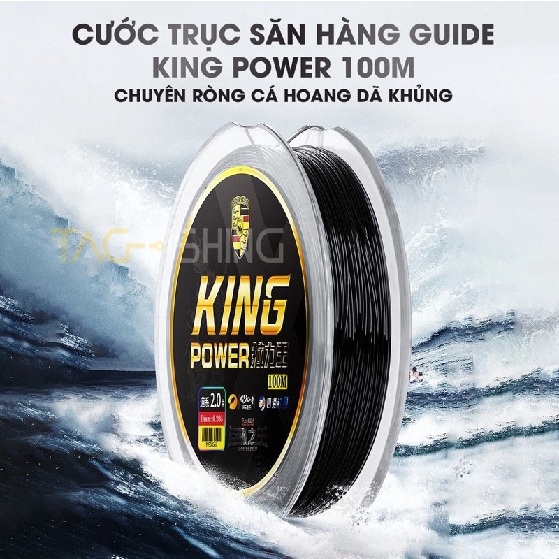 Cước Trục Săn Hàng GUIDE KING POWER 100M - Chính Hãng