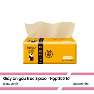 [RẤT RẺ] GIẤY ĂN GẤU TRÚC SIPIAO | Hộp 300 tờ |