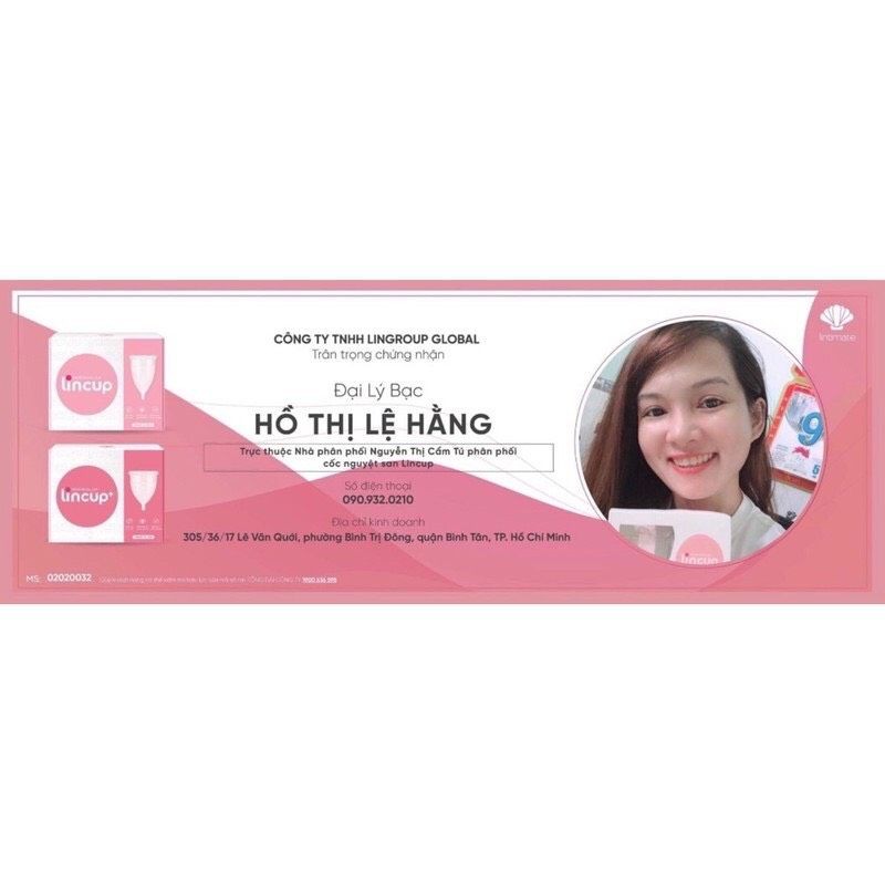 Bột tiệt trùng cốc nguyệt san Lincare