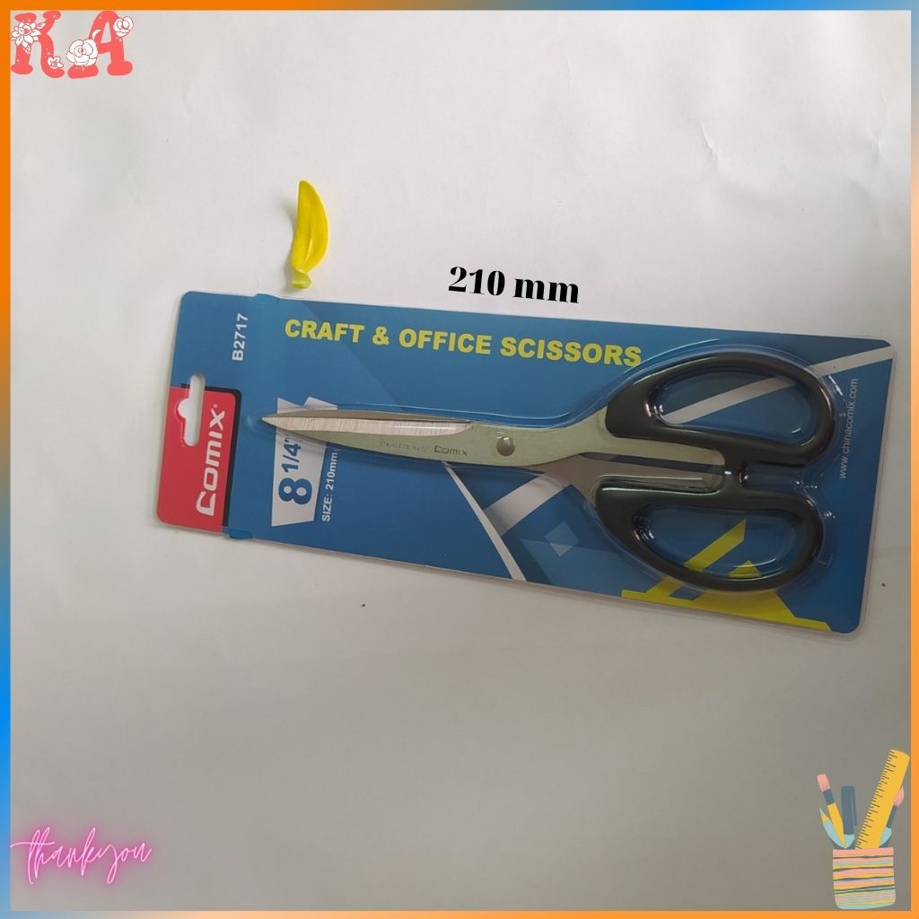 Kéo văn phòng Comix 180mm và 210mm