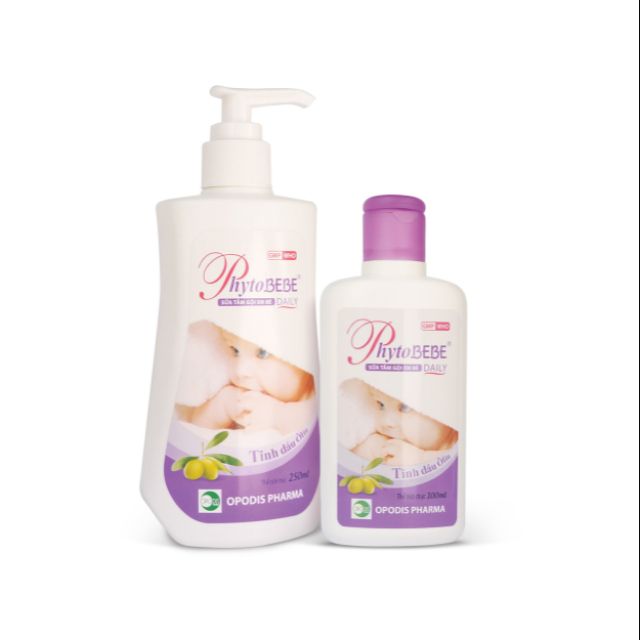 Sữa Tắm Gội Em Bé Phytobebe Daily
