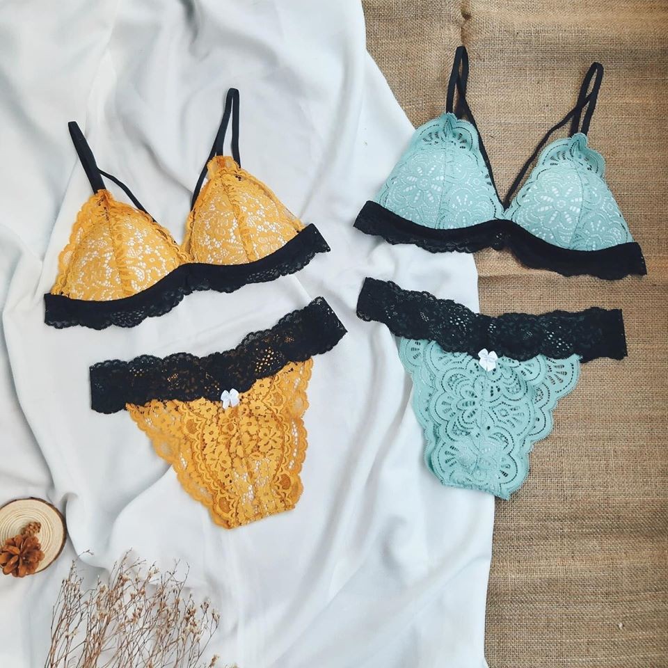 Set bralette Sunny mix màu cá tính