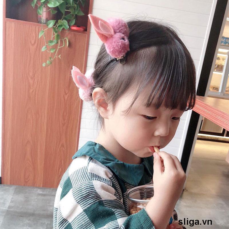 💌Kẹp tóc họa tiết chú thỏ hoạt hình phong cách Hàn Quốc dễ thương cho nữ