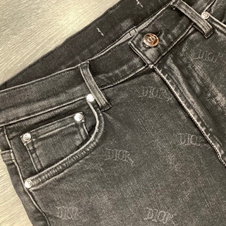 Quần Jean Like Authentic ☀ BILL TAG CHECK CODE ☀ Quần Jean Dior Like Authentic 11 on web logo vân chìm