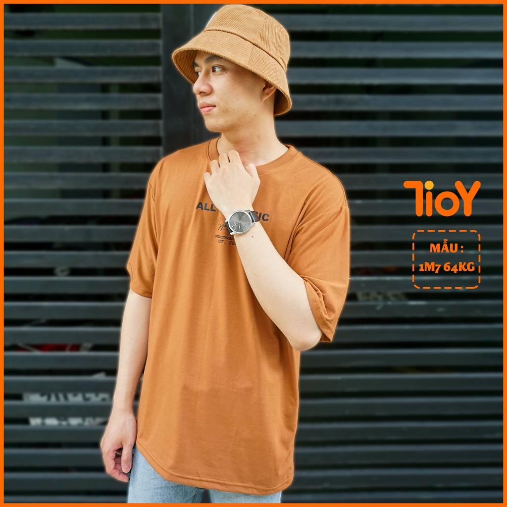 Áo Phông Tay Lỡ Unisex TIOY All The Basic Form Rộng