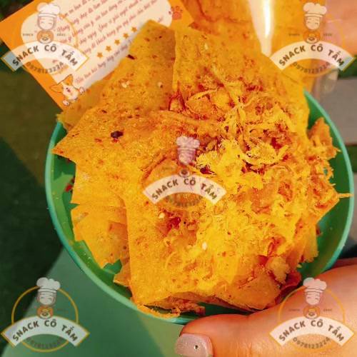 Bánh Tráng Miếng Trộn Phô Mai Chà Bông Ngon-Bánh tráng lắc phomai ngon đậm vị/Snack Cô Tấm