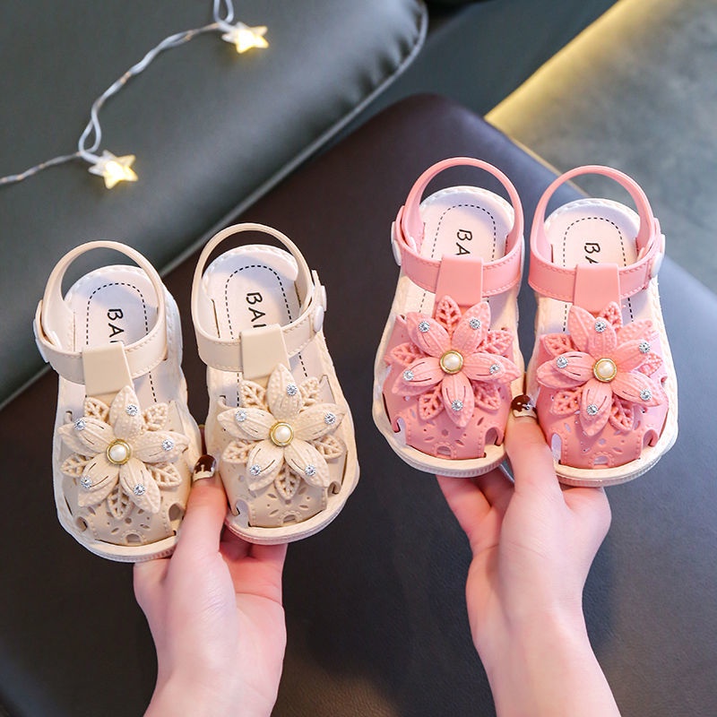 Giày Sandal Công Chúa Mùa Hè Mềm Mại Cao Cấp Cho Bé Gái 0-4 Tuổi