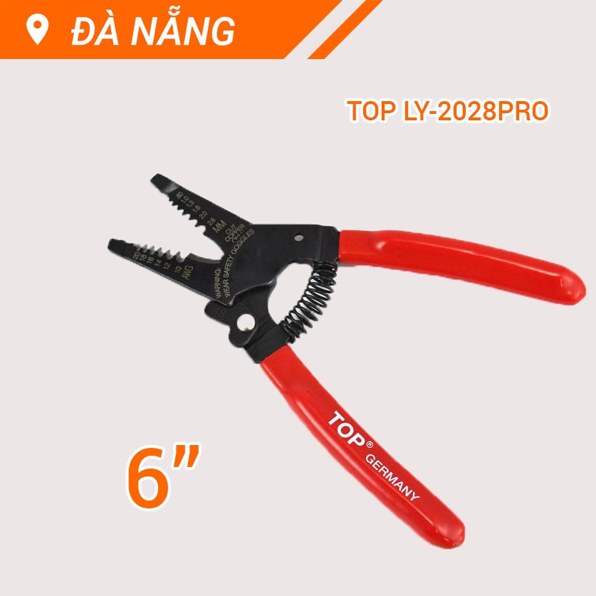 Kìm cắt và tuốt dây điện Top LY-2028PRO 6inch