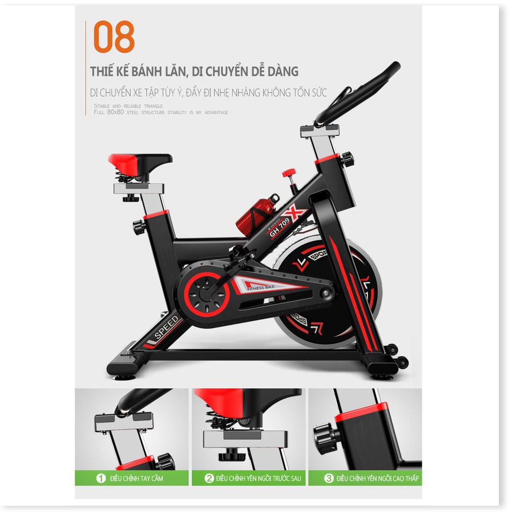 Xe đạp tập thể dục Air bike(Red)SP08-D