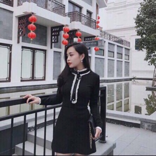 Đầm công sở/ đầm văn phòng/ đầm đi làm/ đi tiệc/ đi chơi/ đầm màu đen