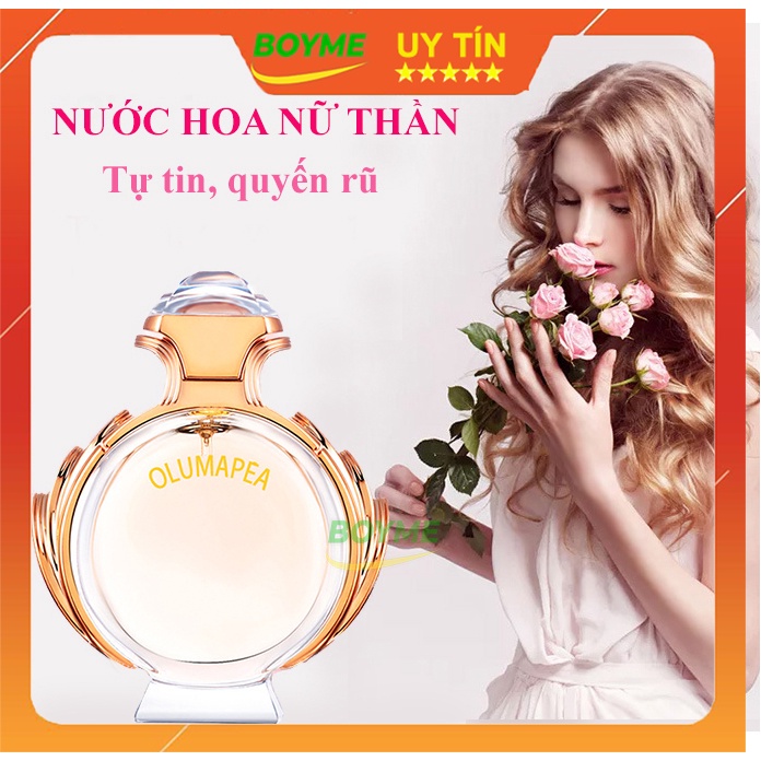 Nước Hoa Nữ Thơm Lâu Chính Hãng Olumapea, Hương Thơm Ngọt Ngào Khó Cưỡng, Để Lại Ấn Tượng Khó Phai, Thể Tích 90ml