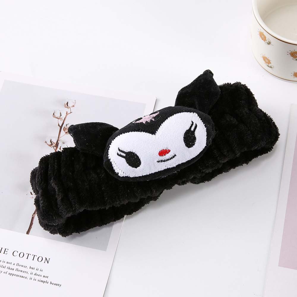 Băng đô rửa mặt co giãn hình chó mèo Hello Kitty dễ thương cho nữ