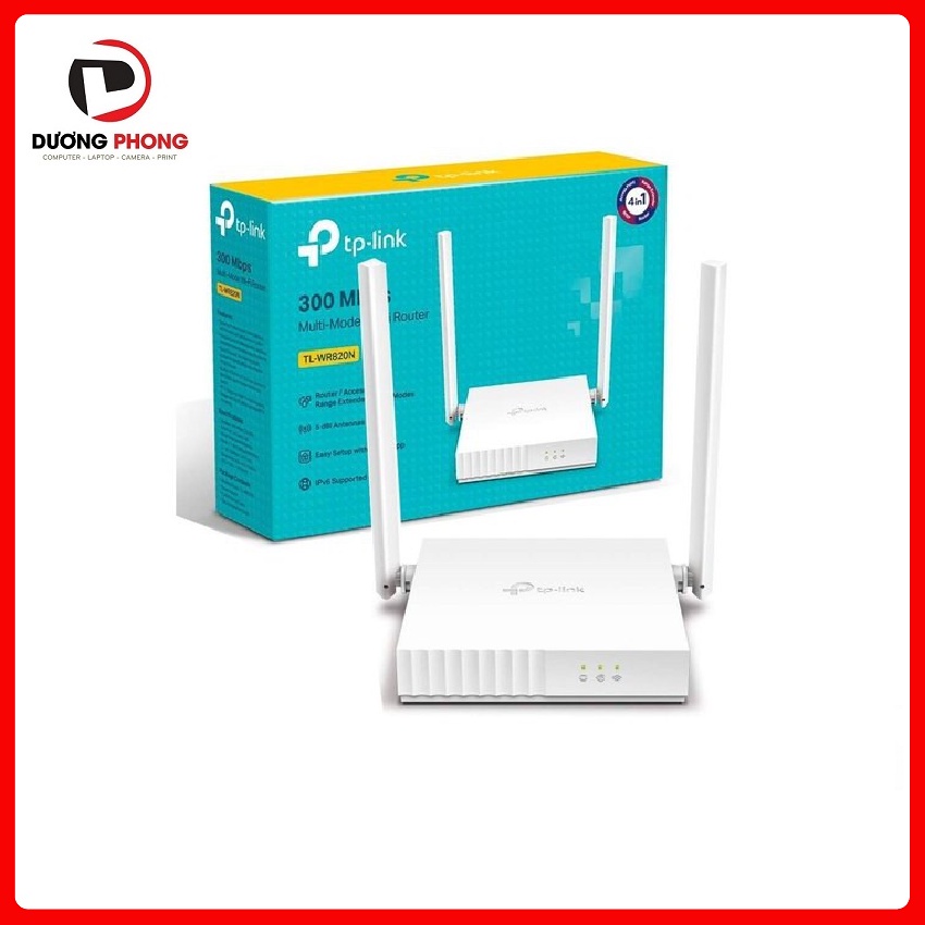 Bộ phát wifi TP-LINK TL-WR820N 300Mbps - BH24 Tháng