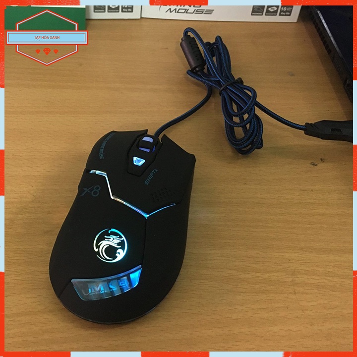 Chuột Máy Vi Tính Laptop PC Gaming Có Dây IMICE X8 Đèn Led Mouse Máy Tính Chuyên Game