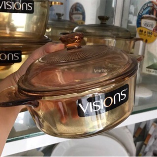 [Hàng tách bộ] Nồi thủy tinh Pháp Visions VS-08 0.8L (Ko hộp)